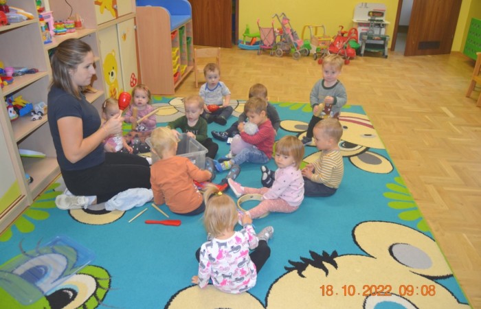 Żabki poznają instrumenty
