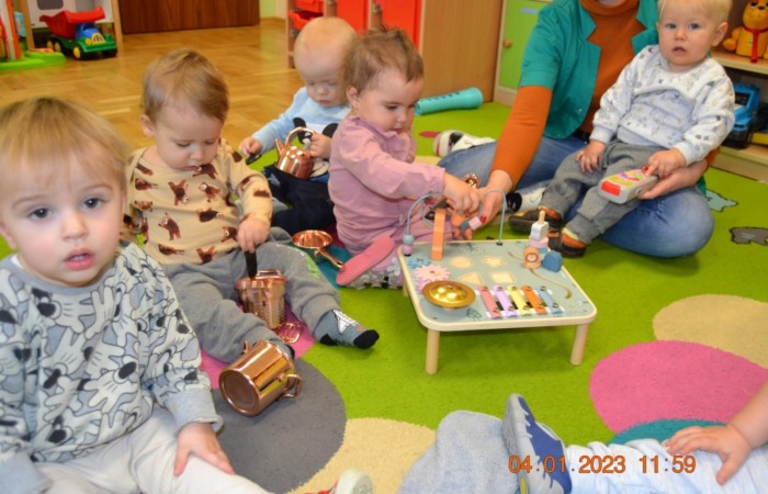 Nowe zabawki w naszym żłobku