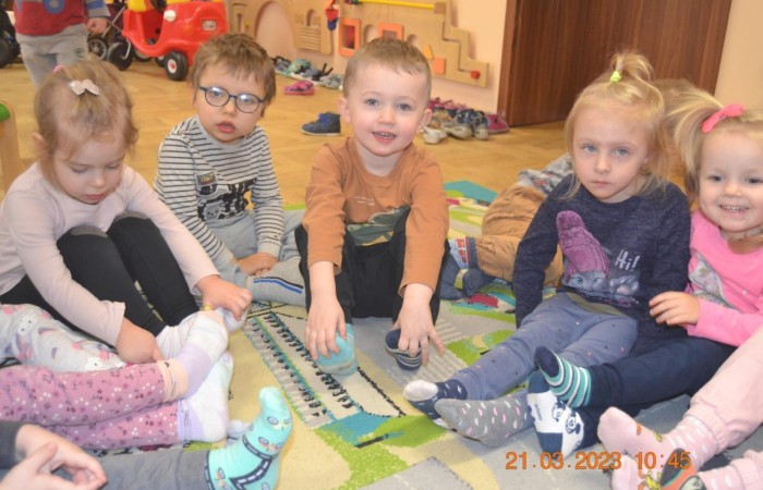Dzień kolorowej skarpetki u Misiów