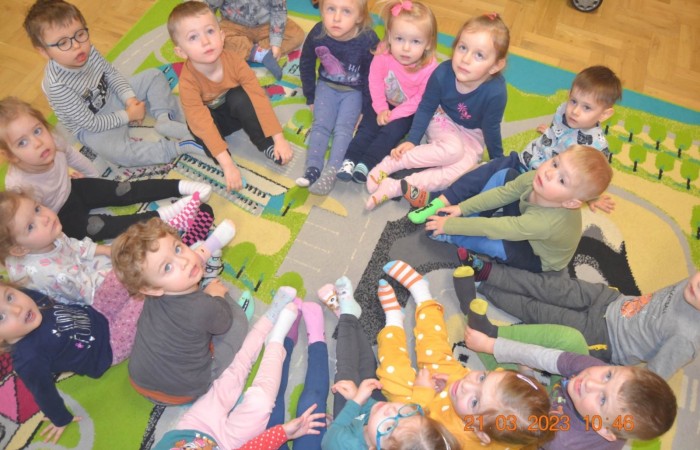 Dzień kolorowej skarpetki u Misiów